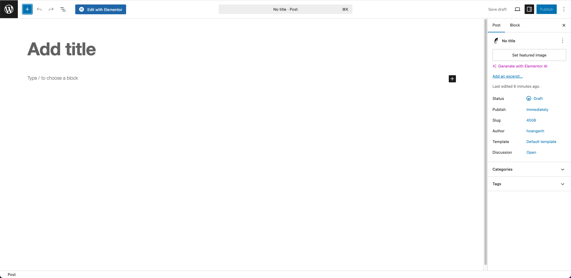 WordPress Block Editor overview